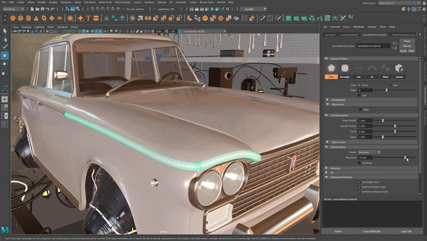 Autodesk maya modelling