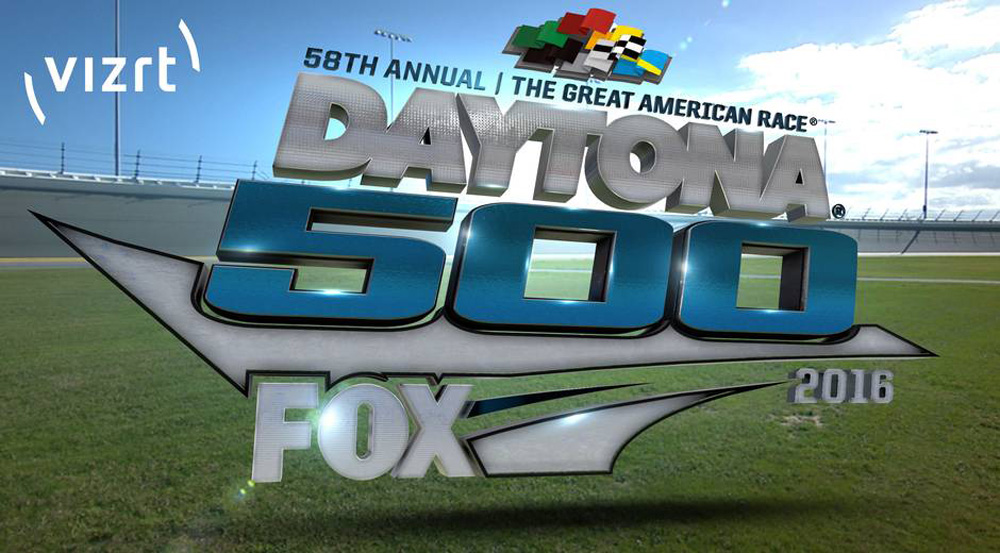 Vizrt Fox Sports Daytona Logo