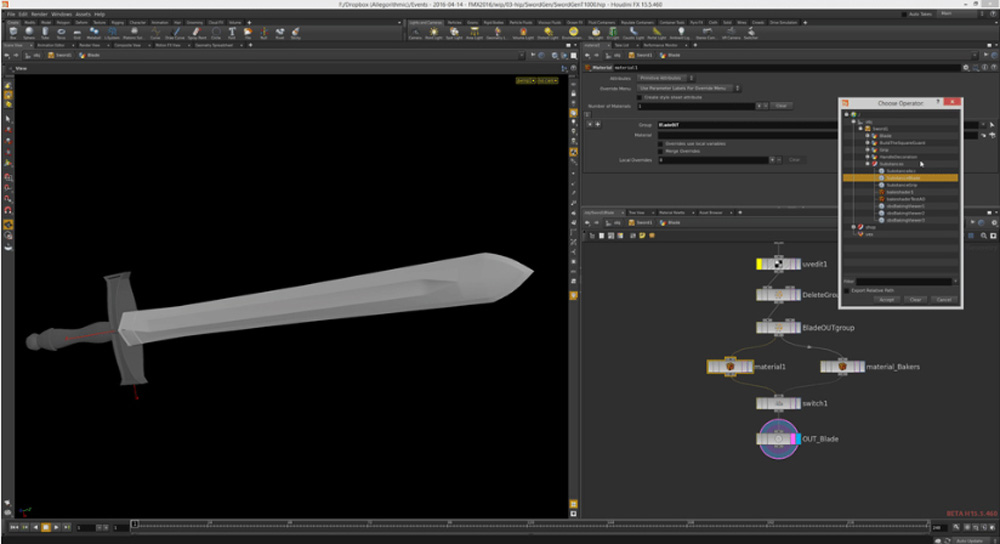 Allegorithmic Substance houdini4