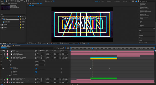 Adobe CC AE Offset Paths