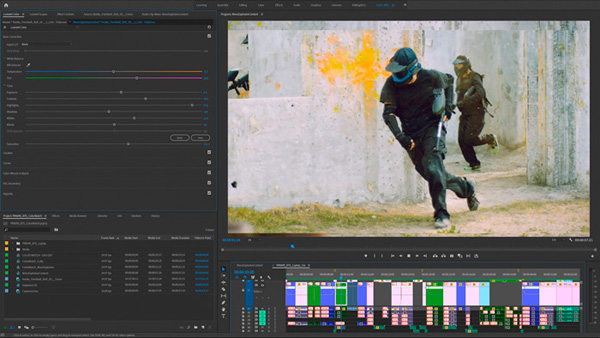 WF75 video ui screen