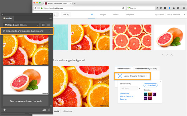 Adobe creative cloud libraries