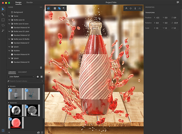 Adobe felix 3d