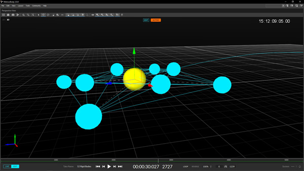 Optitrack motive gizmo