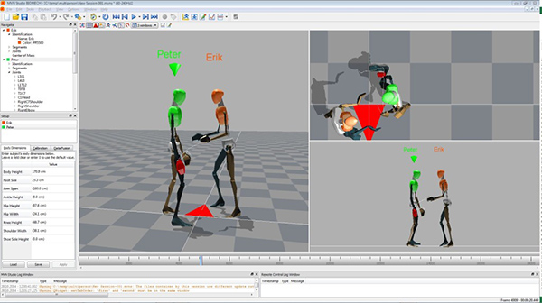 Xsens Motion Capture analyze2