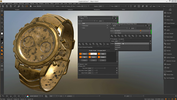 Mari4 6 Procedural Nodes Curvature