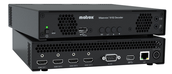 Matrox maevex 6152 decoder