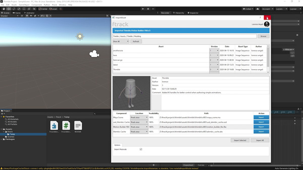 ftrack Unity studio2