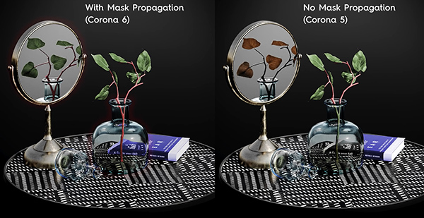 Corona 6 3ds max mask propagation