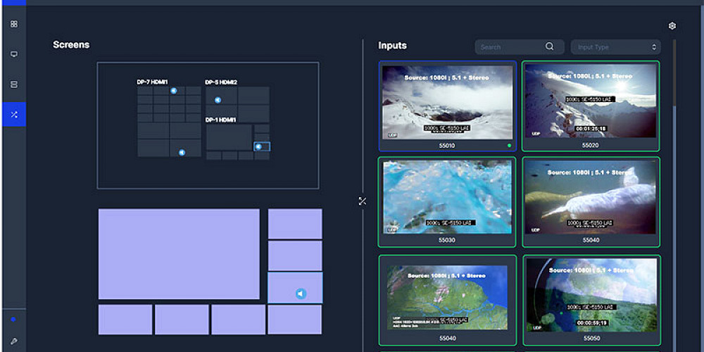 Cobalt Multiviewer router staged