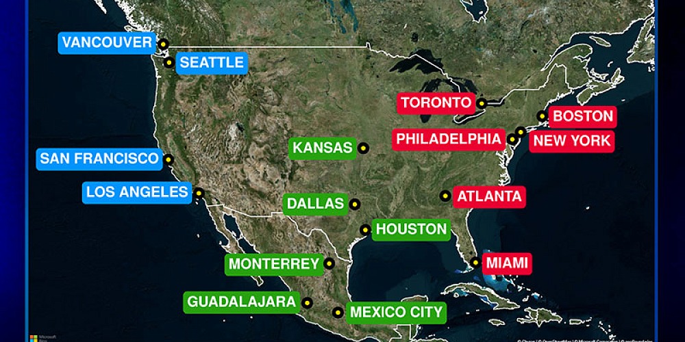 Chyron AXIS 4 map