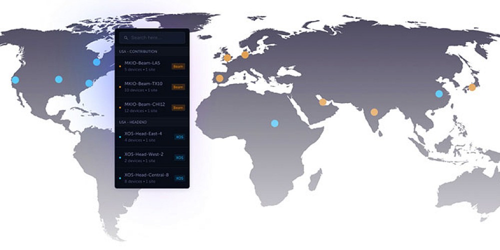 MediaKind beam on prem map