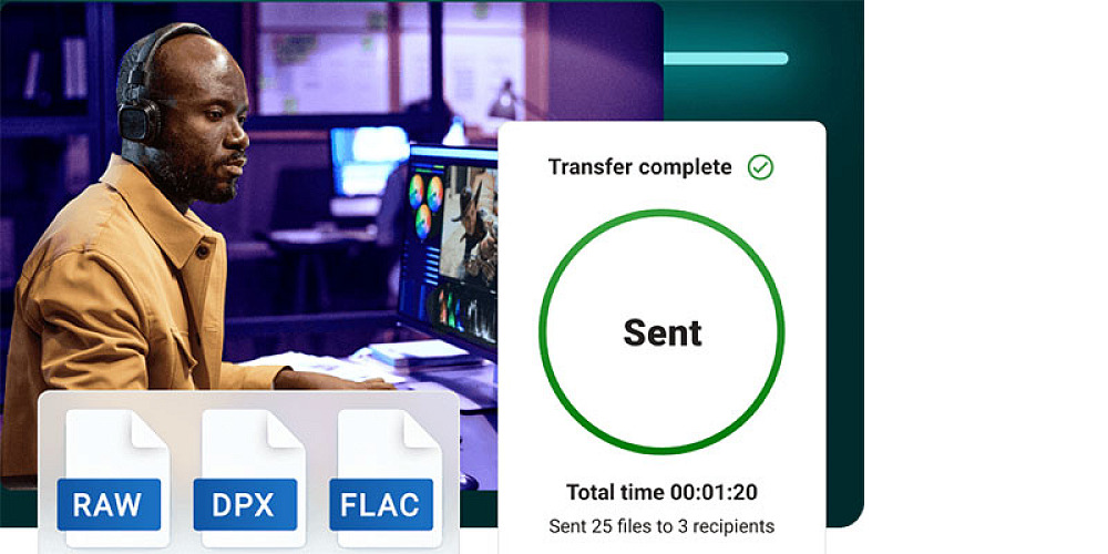 MASV SendLargeFiles Hero ElectricAzure
