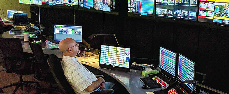 Pebble automation playout